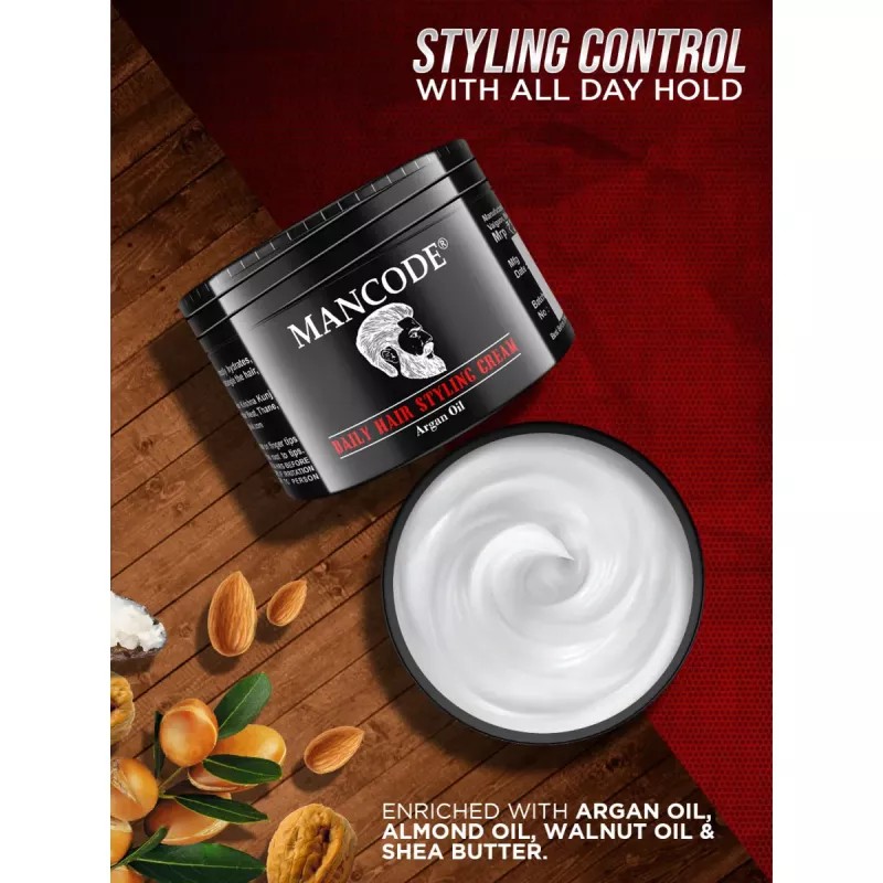 Mancode Daily Hair Styling Cream For Men (100g)