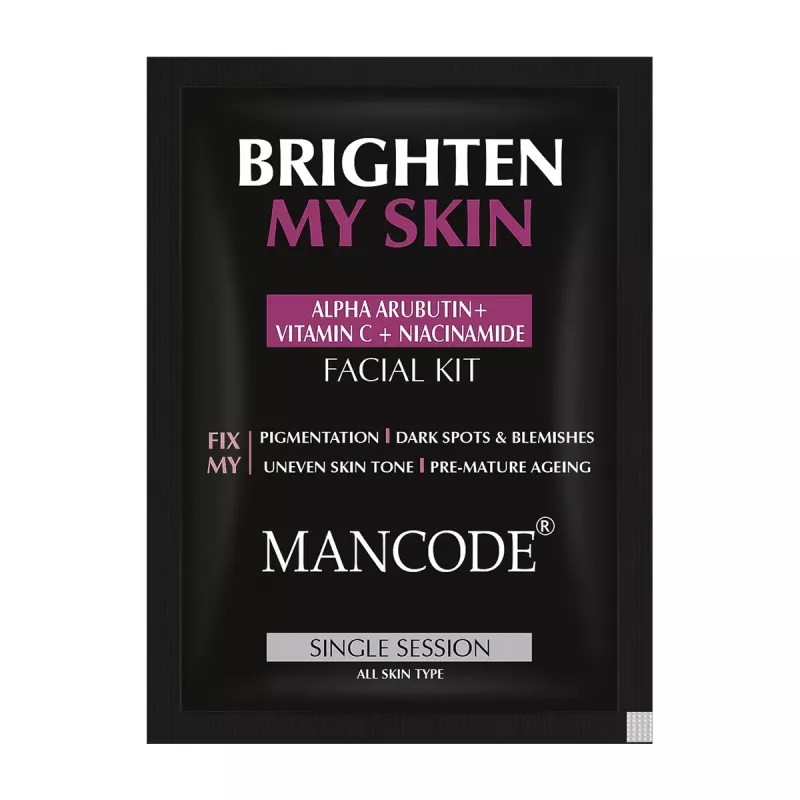 Mancode Brighten My Skin Facial Kit For Men (58g)