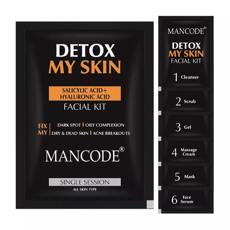 Mancode Detox My Skin Facial Kit For Men (58g)