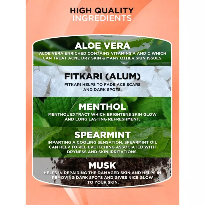 Mancode Fitkari After Shave Gel Musk For Men (100g)