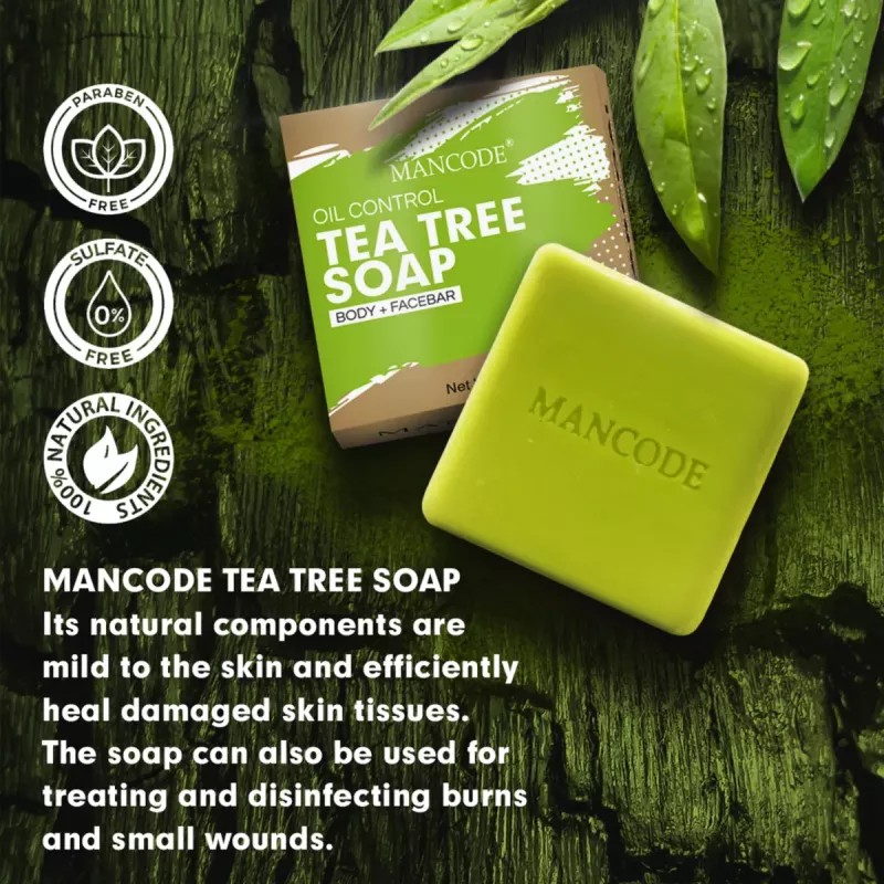 Mancode Oil Control Tea Tree Soap (125g)