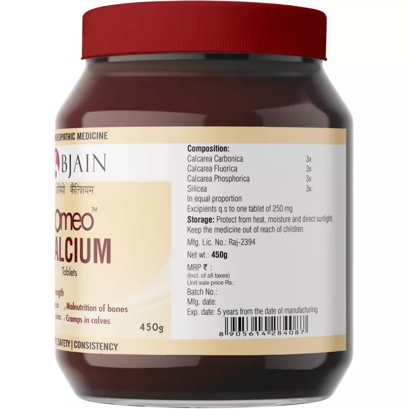 BJain Omeo Calcium Tablets (450g)