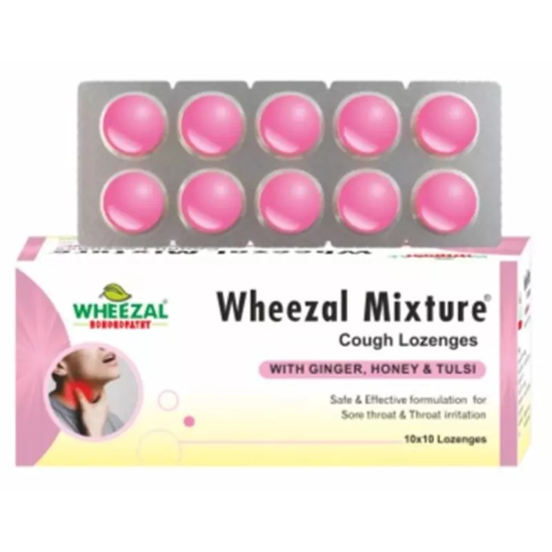 Wheezal Mixture Cough Lozenges (100cap)