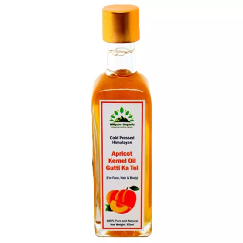 Hillpure Organic Apricot Kernel Oil Gutti Ka Tel (65ml)