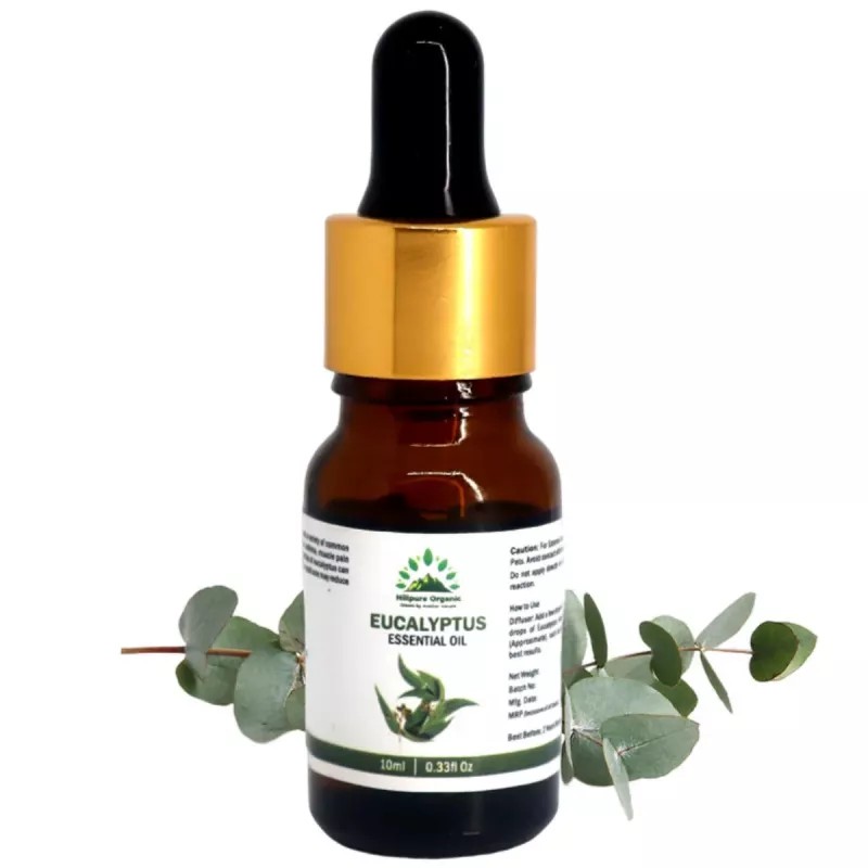 Hillpure Organic Eucalyptus Essential Oil (10ml)