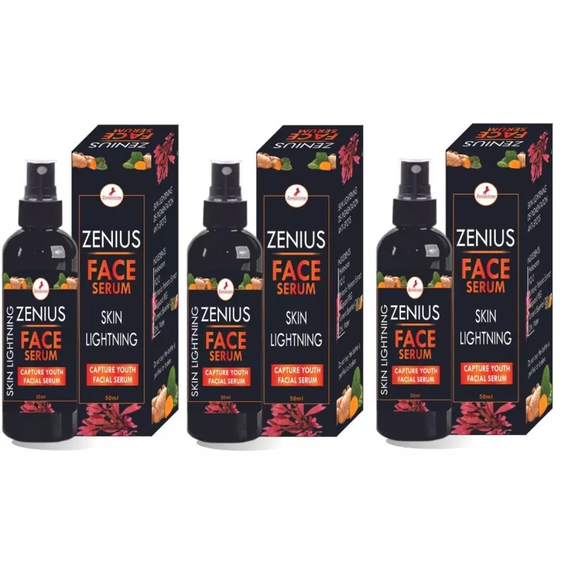 Zenius India Face Serum (50ml, Pack of 3)