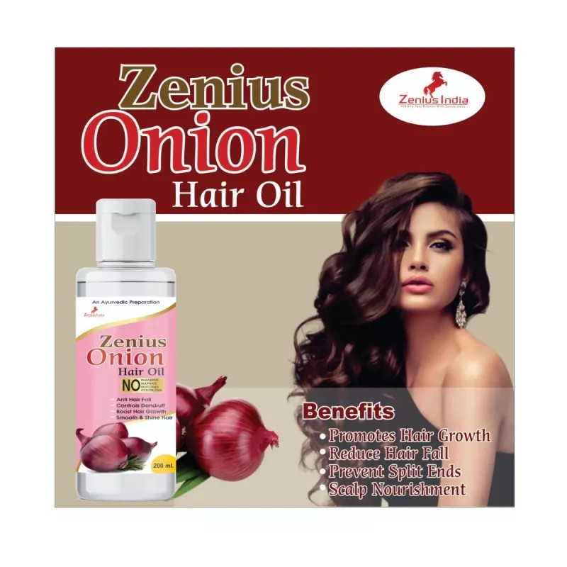 Zenius India Onion Hair Oil (200ml)