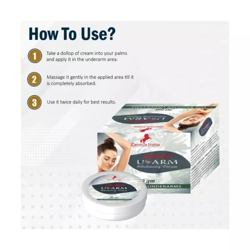 Zenius India U Eye Cream (50g, Pack of 2)