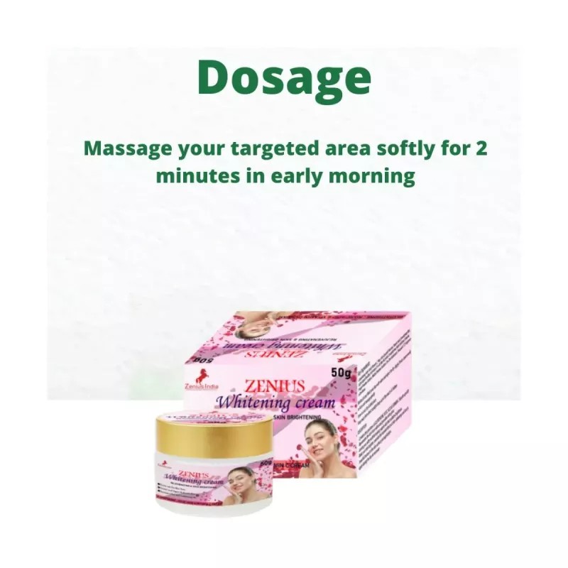 Zenius India Whitening Cream (50g, Pack of 2)