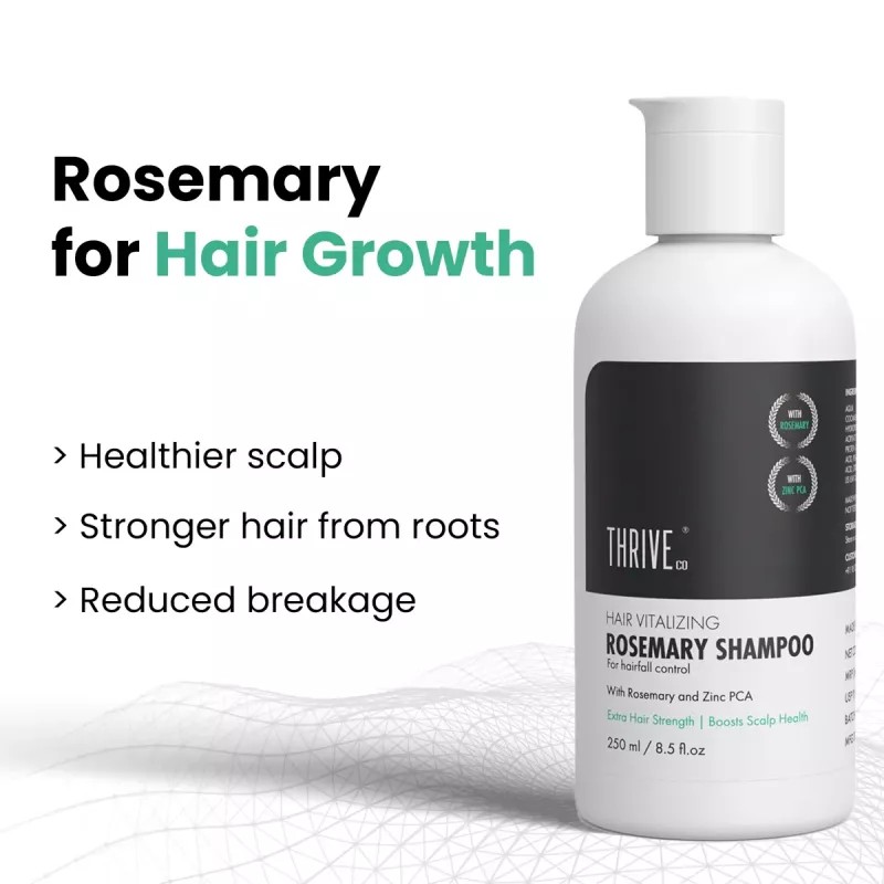 ThriveCo Hair Vitalizing Rosemary Shampoo (250ml)