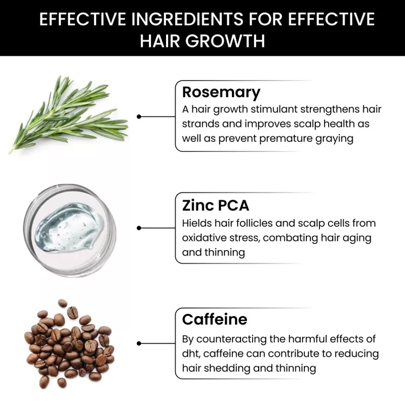 ThriveCo Hair Vitalizing Rosemary Shampoo (250ml)