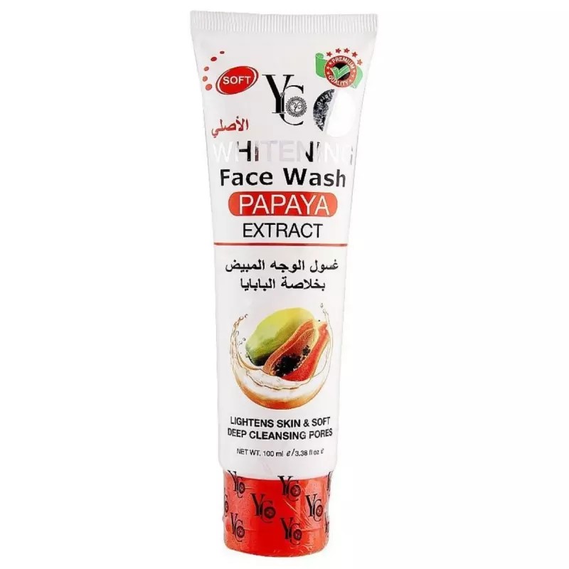 YC Whitening Papaya Extract Face Wash (100ml)