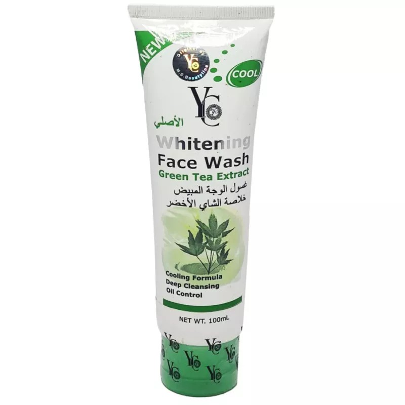 YC Whitening Green Tea Extract Face Wash (100ml)