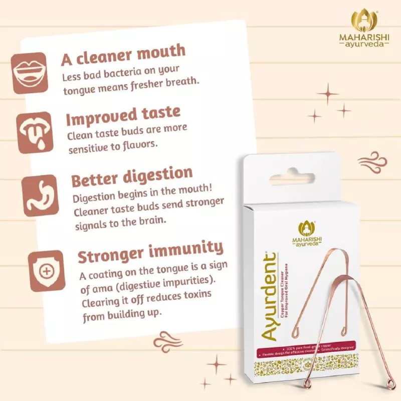 Maharishi Ayurveda Ayurdent Tongue Cleaner Copper (1pcs)