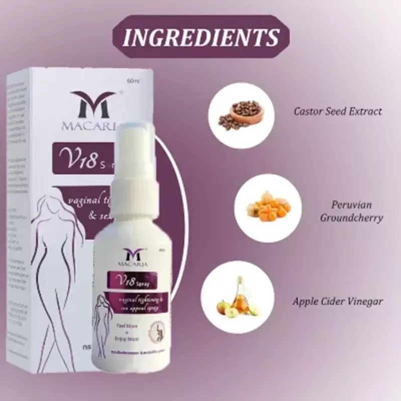 Macaria V18 Vaginal Tightening Spray (60ml)