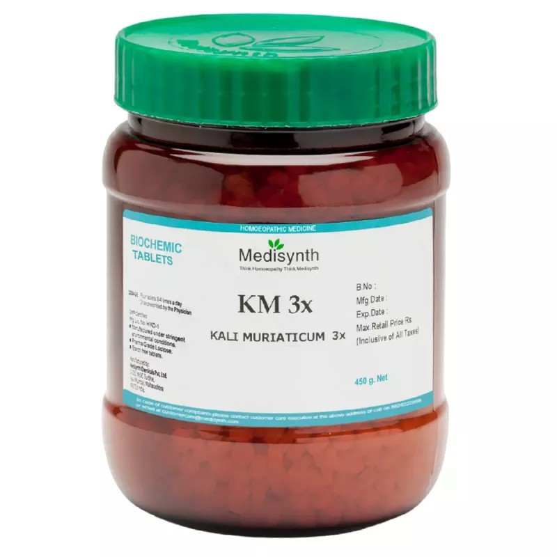 Medisynth Kali Muriaticum 3X (450g)