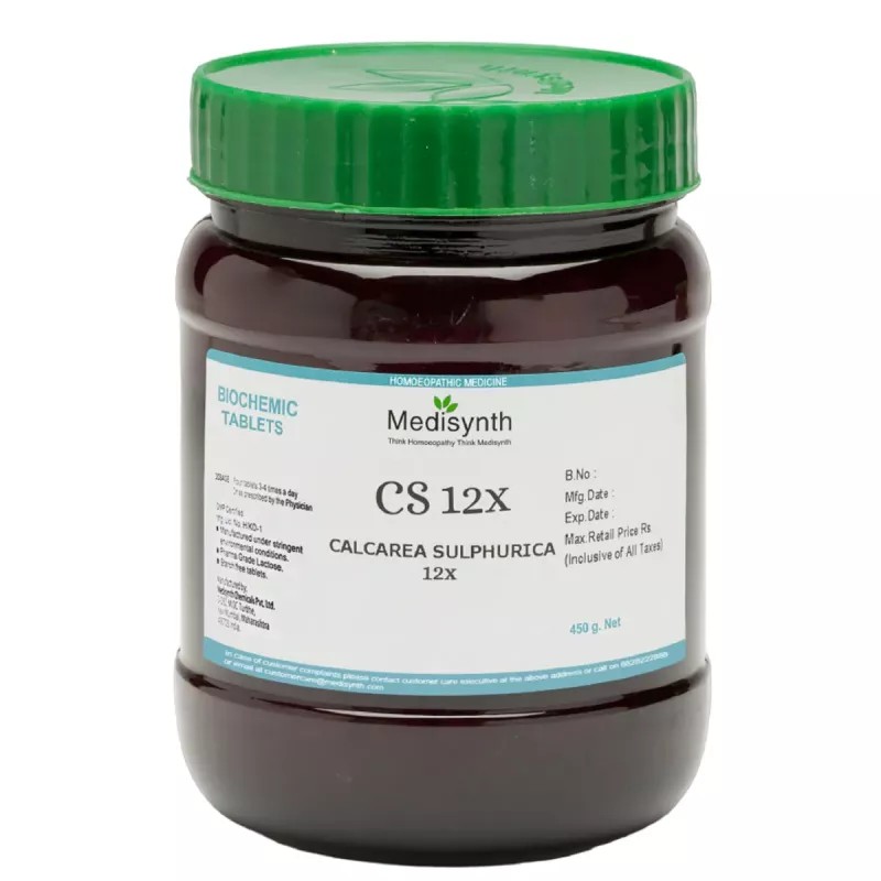 Medisynth Calcarea Sulphurica 12X (450g)