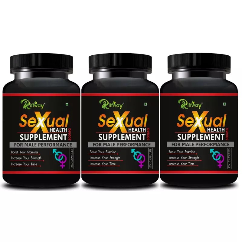 Riffway Sexual Health Supplement (15caps, Pack of 3)