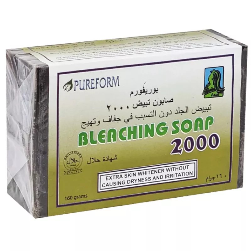 Pureform Bleaching Skin Whitener 2000 Soap (160g, Pack of 2)