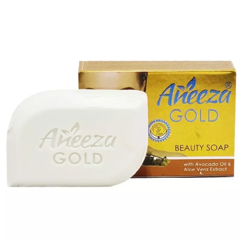 Aneeza Gold Beauty Soap (90g, Pack of 4)