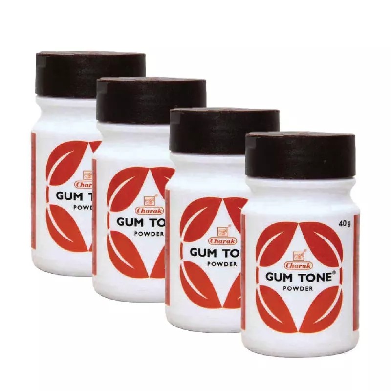 Charak Gum Tone Powder (40g, Pack of 4)