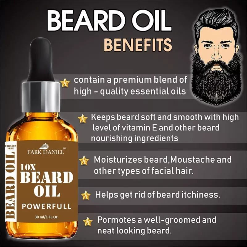 Park Daniel 10X Beard Oil Powerfull (30ml)