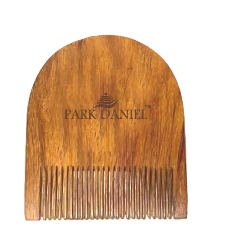 Park Daniel Beard Serum + Wooden U Shape Beard Comb (Serum 60ml + Comb 1Pcs) (1Pack)