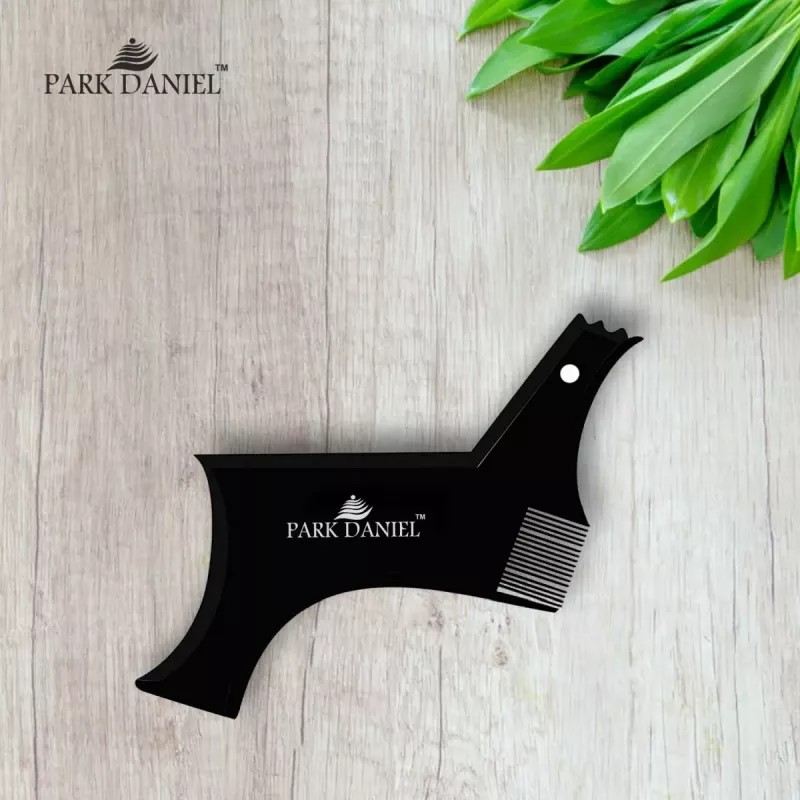 Park Daniel Boomerang Beard Line Beard Shaper Comb (1pcs)