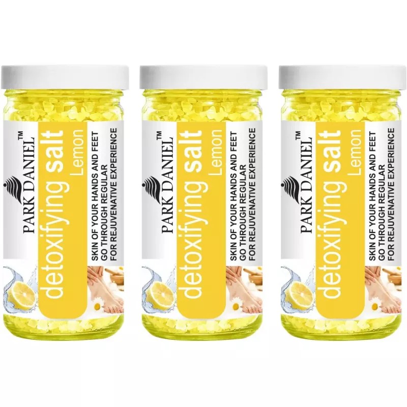 Park Daniel Lemon Bath Salt (200g, Pack of 3)