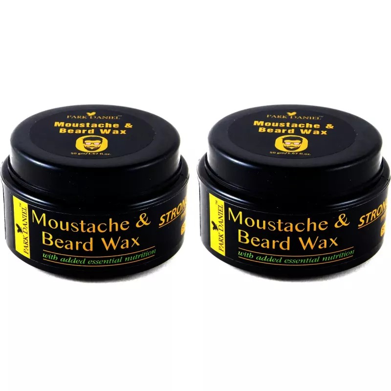 Park Daniel Moustache & Beard Wax (50g, Pack of 2)
