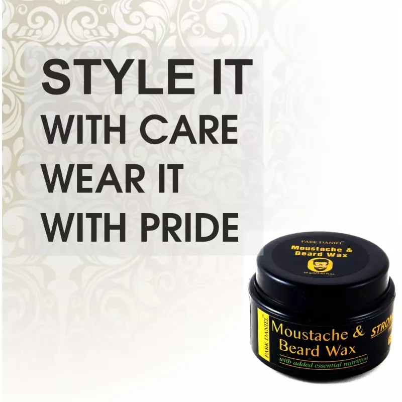 Park Daniel Moustache & Beard Wax (50g, Pack of 2)