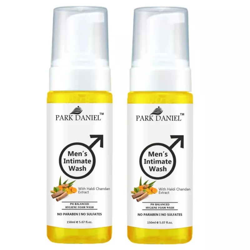 Park Daniel Men'S Intimate Wash With Haldi Chandan Extract (150ml, Pack of 2)