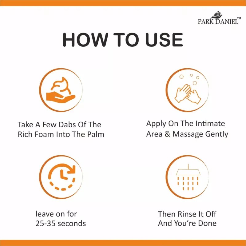 Park Daniel Men'S Intimate Wash With Orange Extract (150ml)