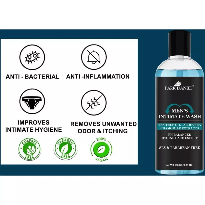 Park Daniel Men Intimate Wash Ph Balanced Hygine Care Expert (100ml)