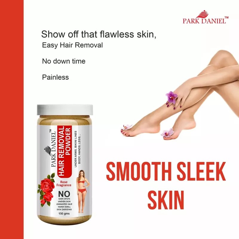 Park Daniel Hair Removal Powder Rose Fragrance (150g)