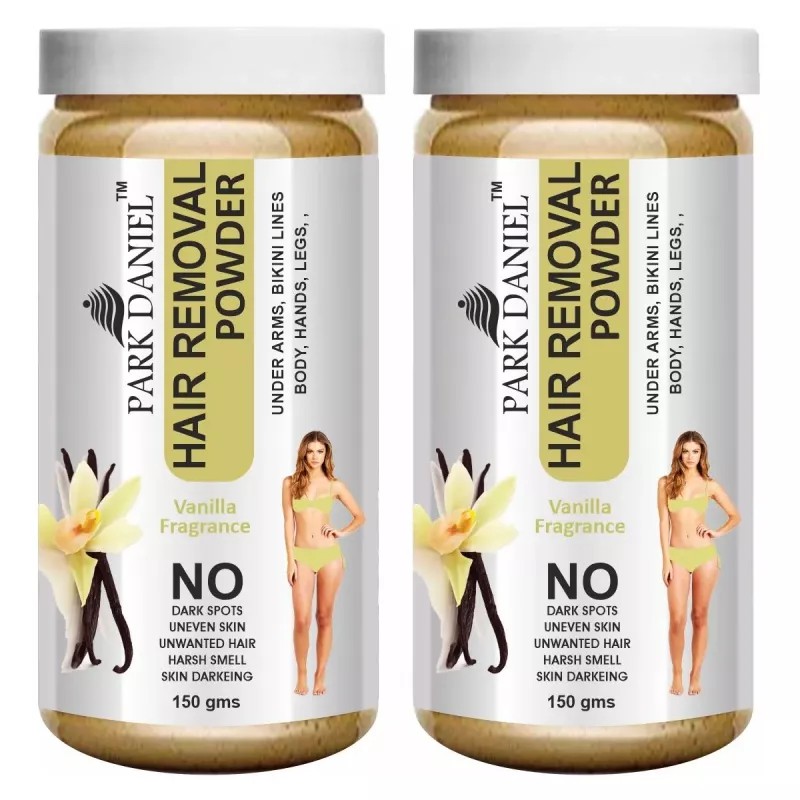 Park Daniel Hair Removal Powder Vaniila Fragrance (150g, Pack of 2)