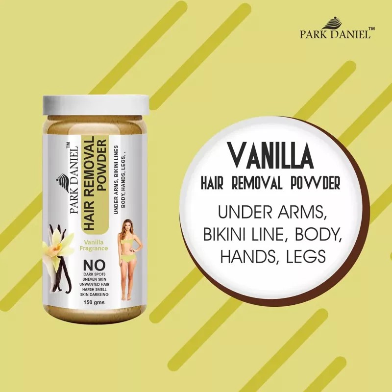 Park Daniel Hair Removal Powder Vaniila Fragrance (150g, Pack of 2)