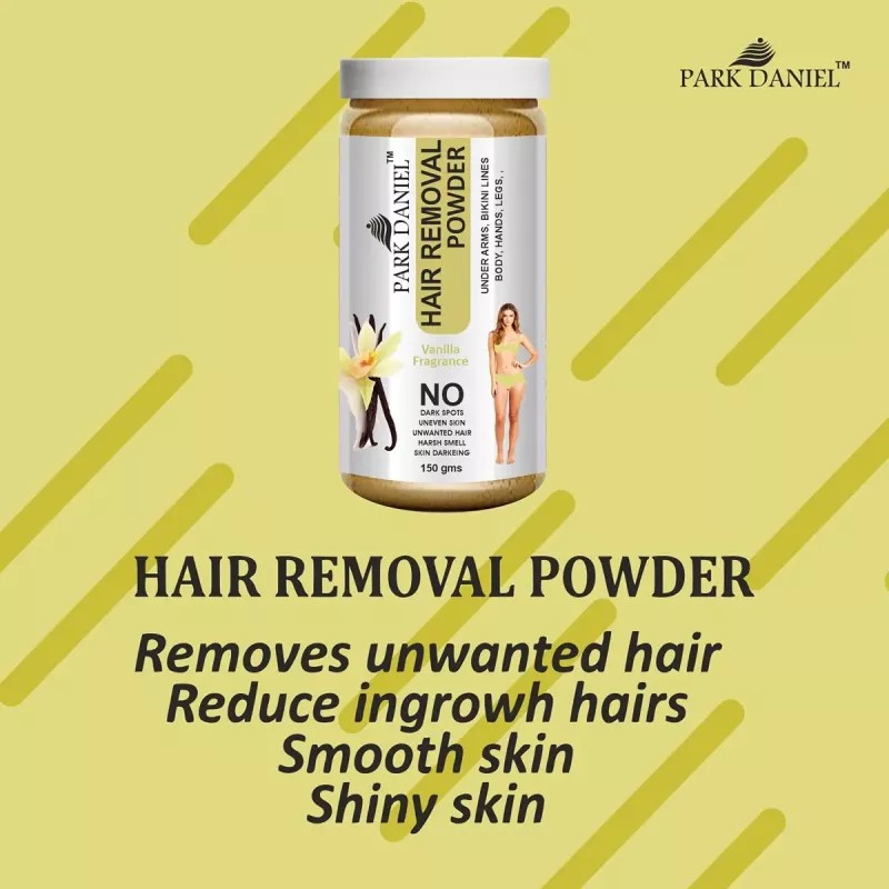 Park Daniel Hair Removal Powder Vaniila Fragrance (150g, Pack of 2)