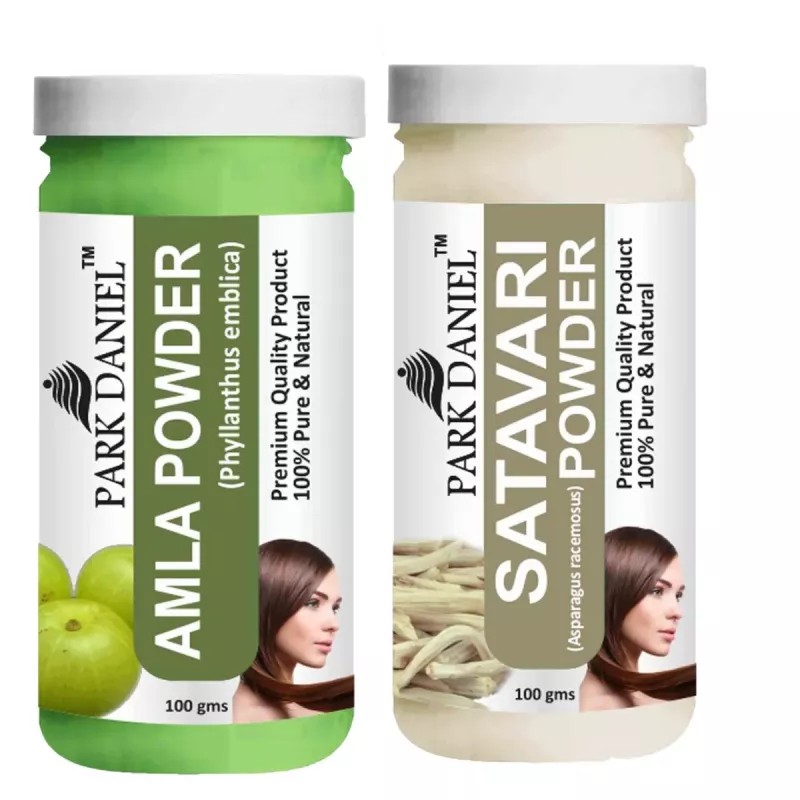 Park Daniel Amla Powder + Satavari Powder (Each 100g) (1Pack)
