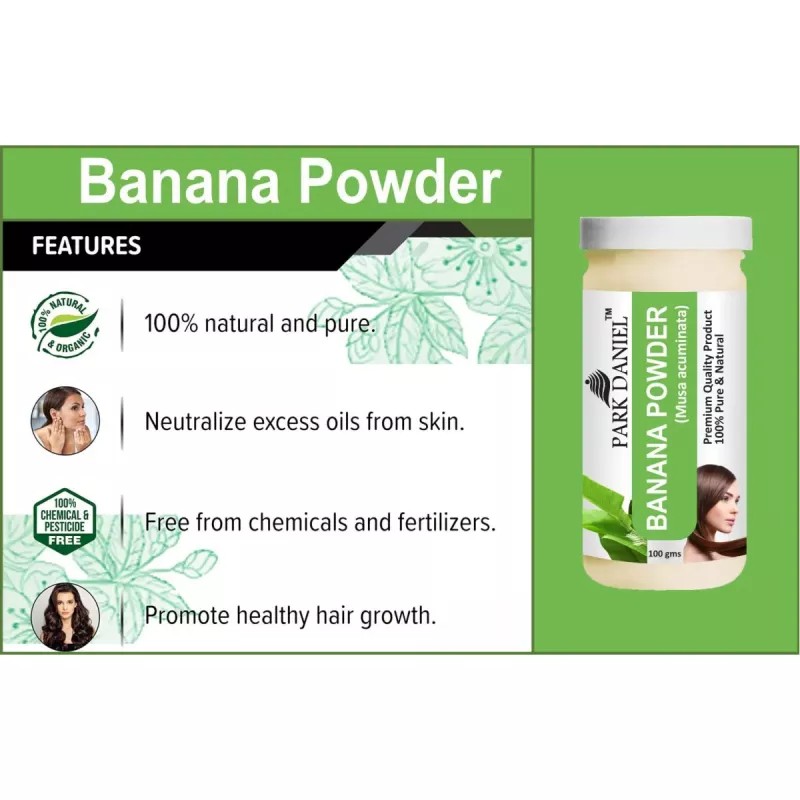 Park Daniel Banana Powder + Curry Leaf Powder (Each 100g) (1Pack)
