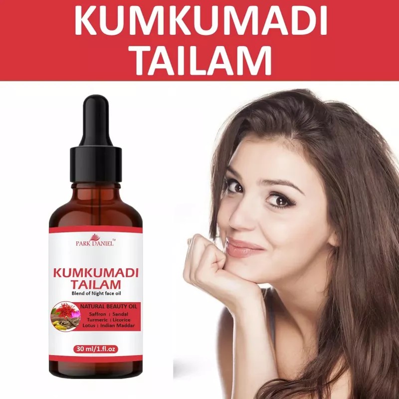 Park Daniel 100% Natural Nail & Cuticle Growth Oil + Kumkumadi Tailam Combo (30ml Each) (1Pack)