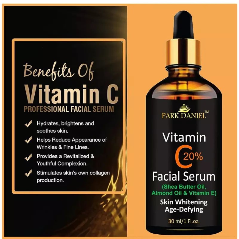 Park Daniel Vitamin C Facial Serum + Kumkumadi Tailam Combo (30ml Each) (1Pack)