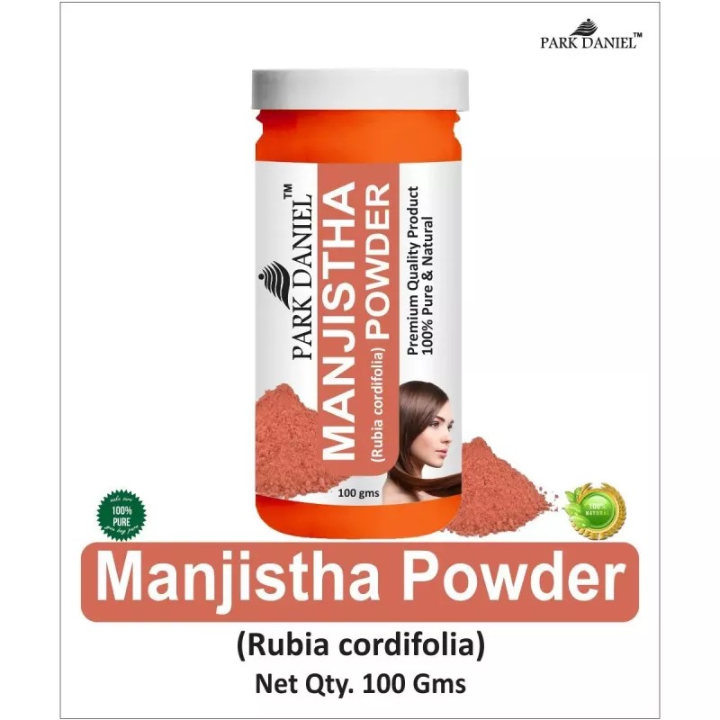 Park Daniel Methi Seeds Powder + Manjistha Powder (Each 100g) (1Pack)