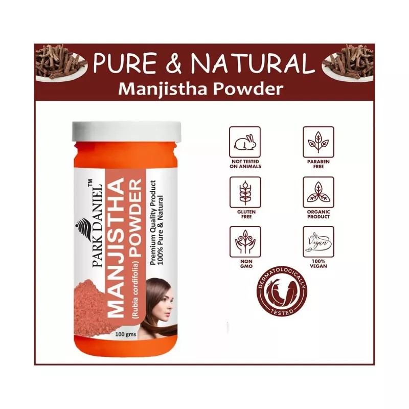 Park Daniel Methi Seeds Powder + Manjistha Powder (Each 100g) (1Pack)