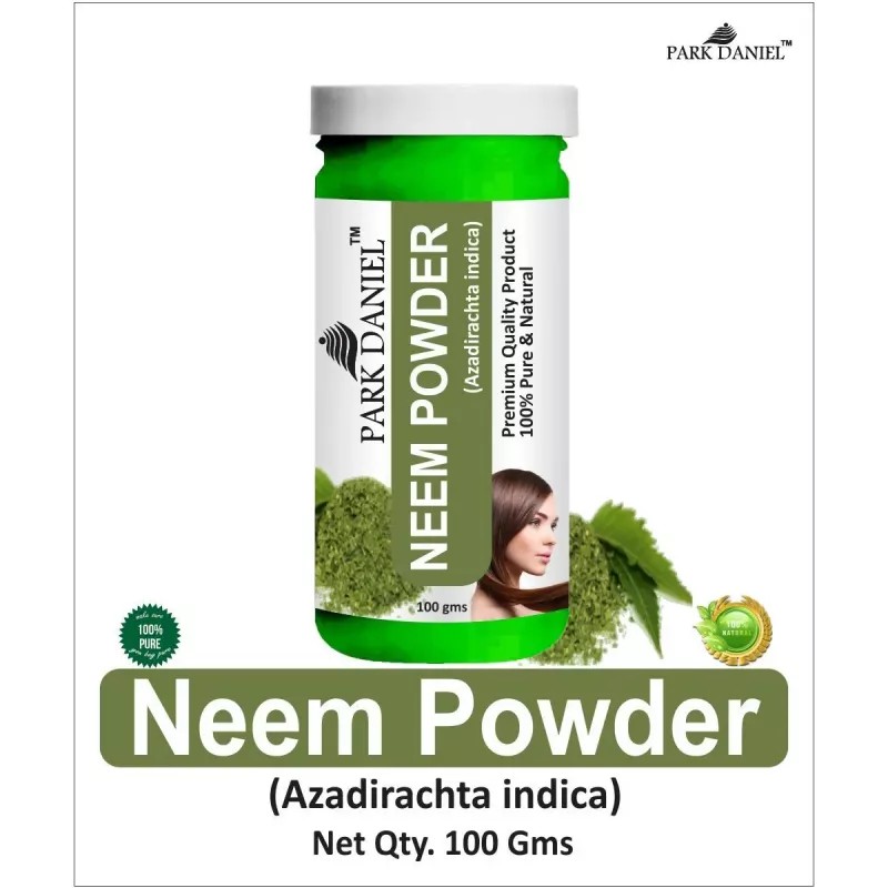 Park Daniel Neem Powder + Activated Charcoal Powder (Each 100g) (1Pack)