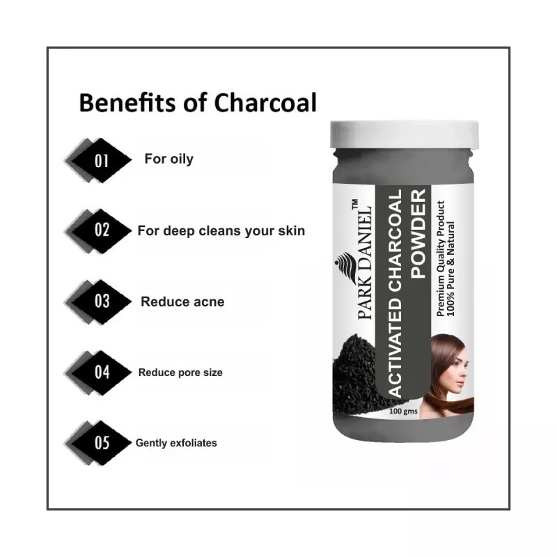 Park Daniel Neem Powder + Activated Charcoal Powder (Each 100g) (1Pack)