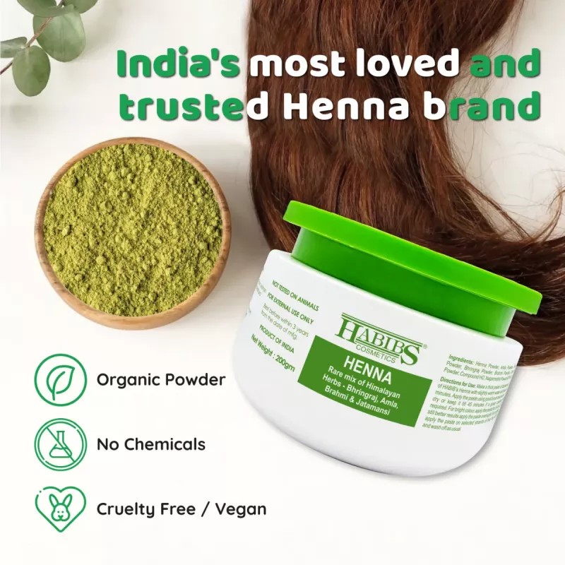 Habibs Henna Mehndi Powder (200g)