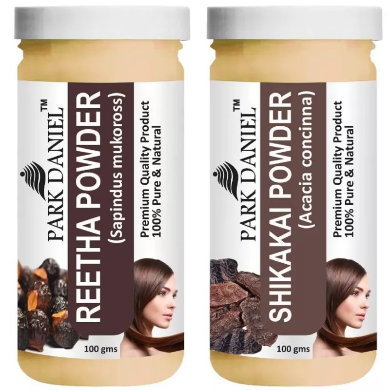 Park Daniel Reetha + Shikakai Powder Combo (100g Each) (1Pack)