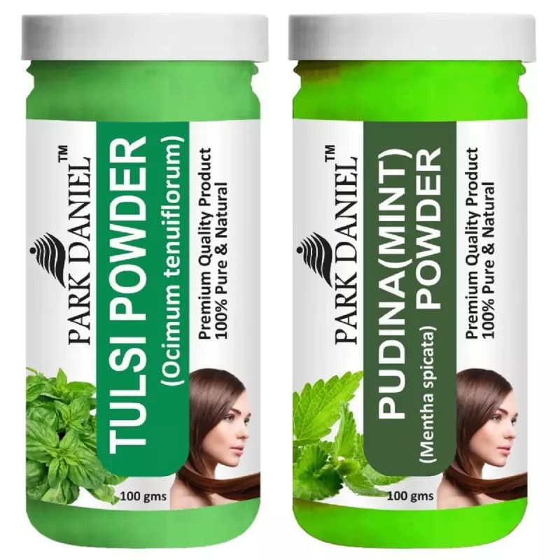 Park Daniel Tulsi + Pudina Powder Combo (100g Each) (1Pack)