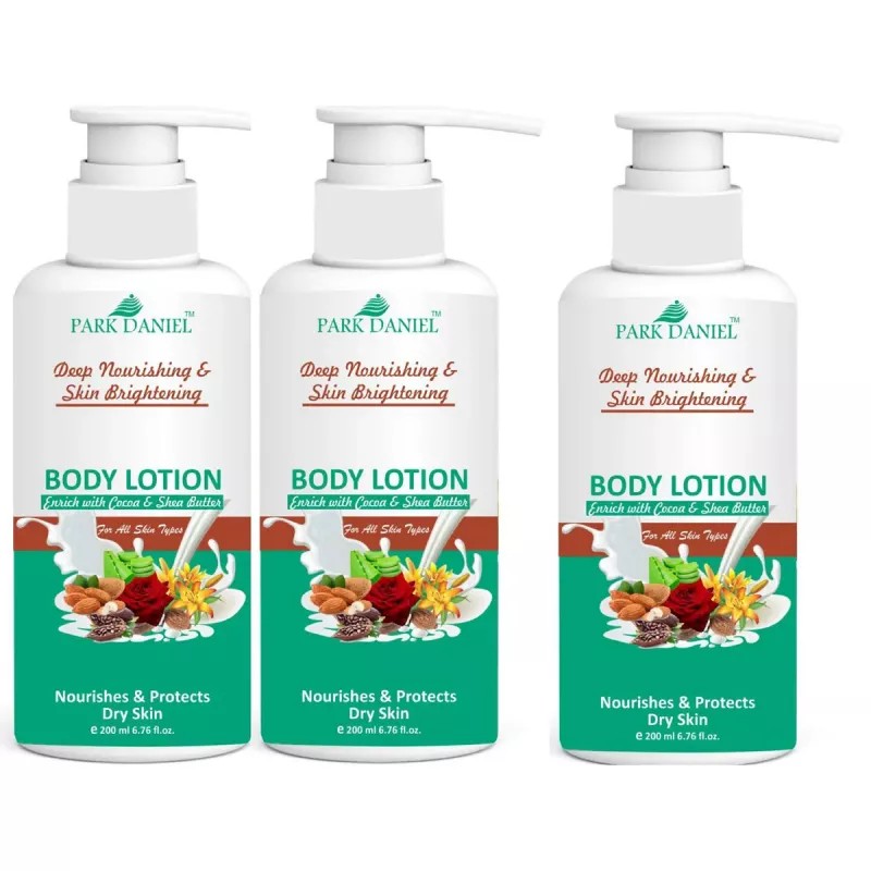Park Daniel Body Lotion (200ml, Pack of 3)